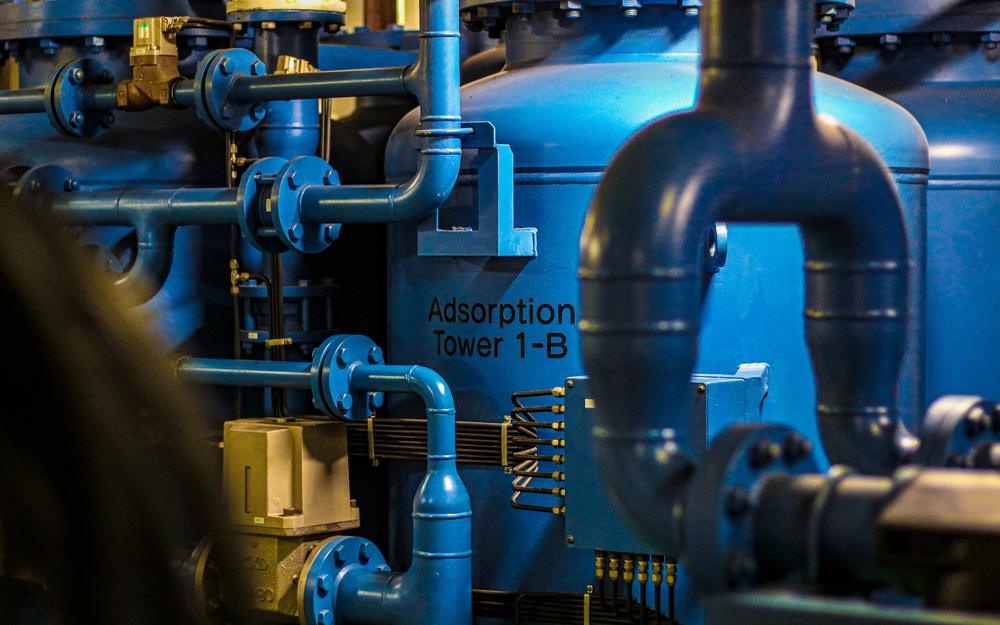 Industrial facility mechanical room